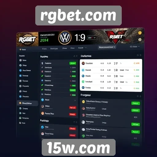 Avaliação da interface do usuário no rgbet.com
